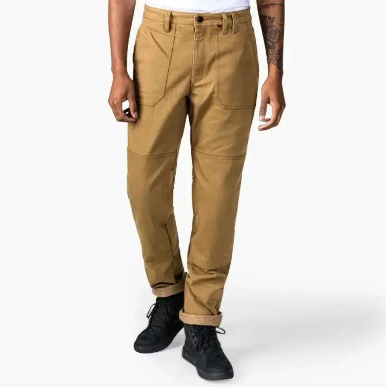 Pantaloni In Tessuto Revit Davis Tf Cammello Scuro Standard L34