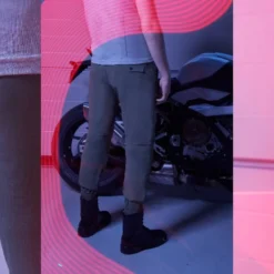 Pantaloni in Tessuto Spidi Moto Jogger Blu