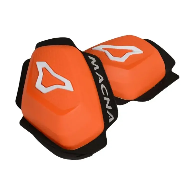 Protezioni Ginocchia Macna Knee Slider MotoGP Pro Arancione Bianco