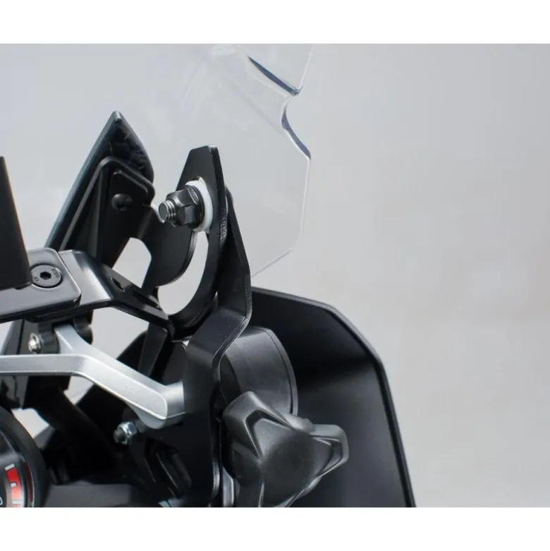Rinforzo rigido per parabrezza Nero. BMW R 1200 GS (12-), R 1250 GS (18-).