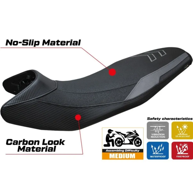 Rivestimento sella compatibile - BMW F 900 GS 2024-2025 - mod Nemo Ultragrip