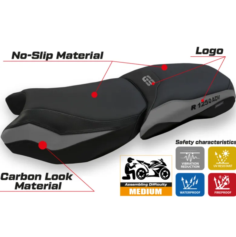 Rivestimento sella compatibile - BMW R 1250 GS Adventure 2019 - 2024 - heating Comfort System