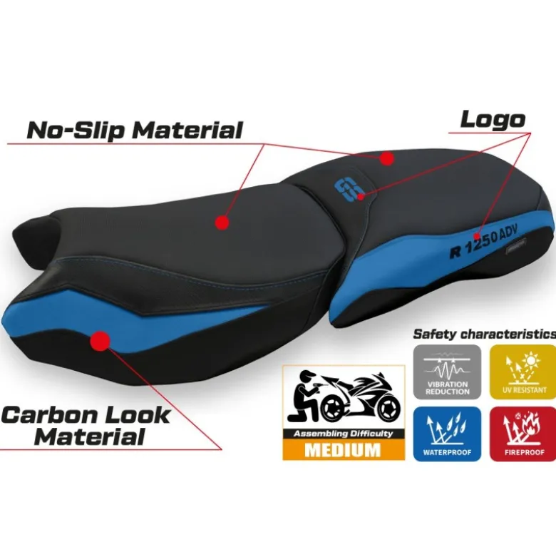Rivestimento sella compatibile - BMW R 1250 GS Adventure 2019 - 2024 - heating Comfort System