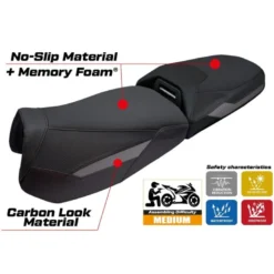 Rivestimento sella compatibile - BMW R 1300 GS Adventure 2024-2025 - mod Haisyn Comfort System