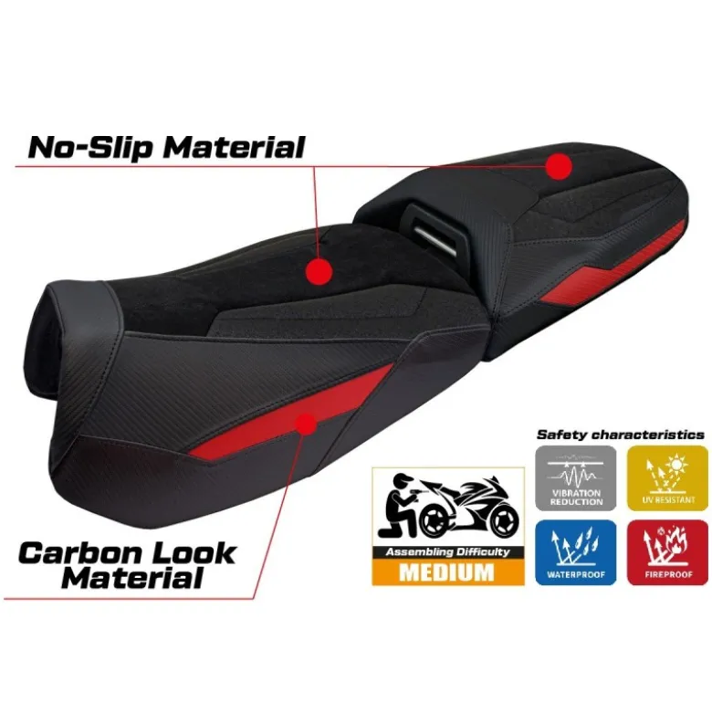 Rivestimento sella compatibile - BMW R 1300 GS Adventure 2024-2025 - mod Haisyn Ultragrip