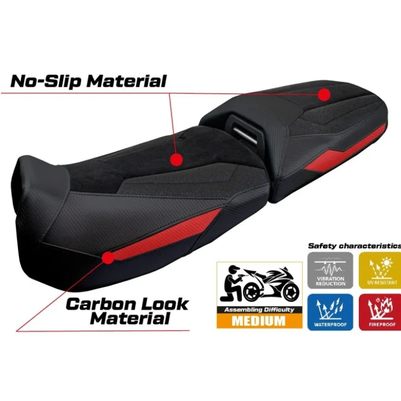 Rivestimento sella compatibile - BMW R 1300 GS Adventure 2024-2025 - mod Ulma Ultragrip