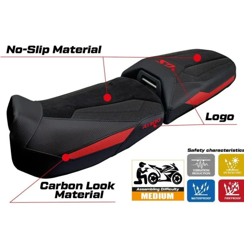 Rivestimento sella compatibile - BMW R 1300 GS Adventure 2024-2025 - mod Ulma Ultragrip