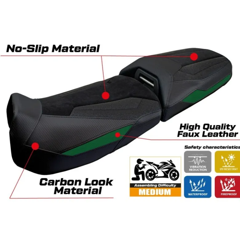 Rivestimento sella compatibile - BMW R 1300 GS Adventure 2024-2025 - mod Ulma Ultragrip