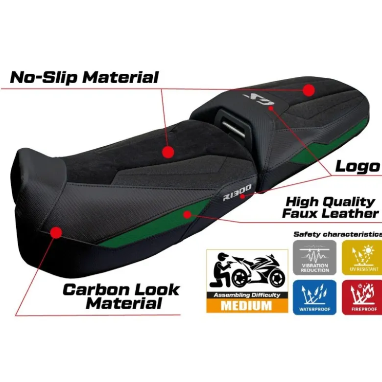 Rivestimento sella compatibile - BMW R 1300 GS Adventure 2024-2025 - mod Ulma Ultragrip