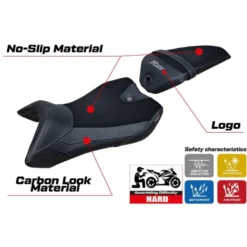 Rivestimento sella compatibile Yamaha R125 (16-18) modello Nashik