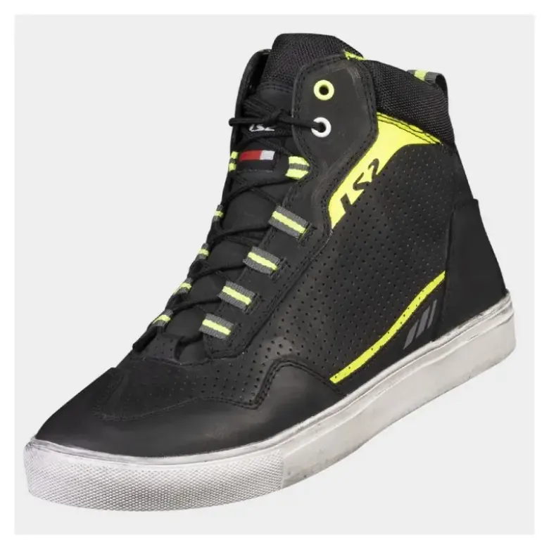Scarpe Moto Donna Ls2 Zoe Nero H-V Giallo