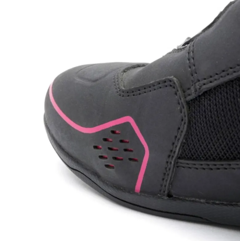 Scarpe Moto Donna Rebelhorn Spark II Nero Rosa