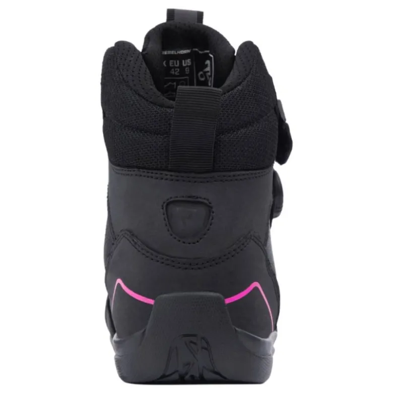 Scarpe Moto Donna Rebelhorn Spark II Nero Rosa