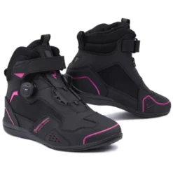 Scarpe Moto Donna Rebelhorn Spark II Nero Rosa