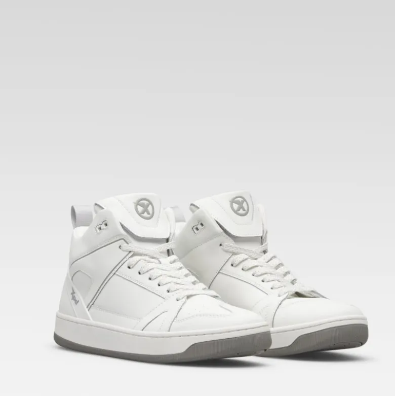 Scarpe Moto Donna XPD Moto-1 Leather Lady Bianco