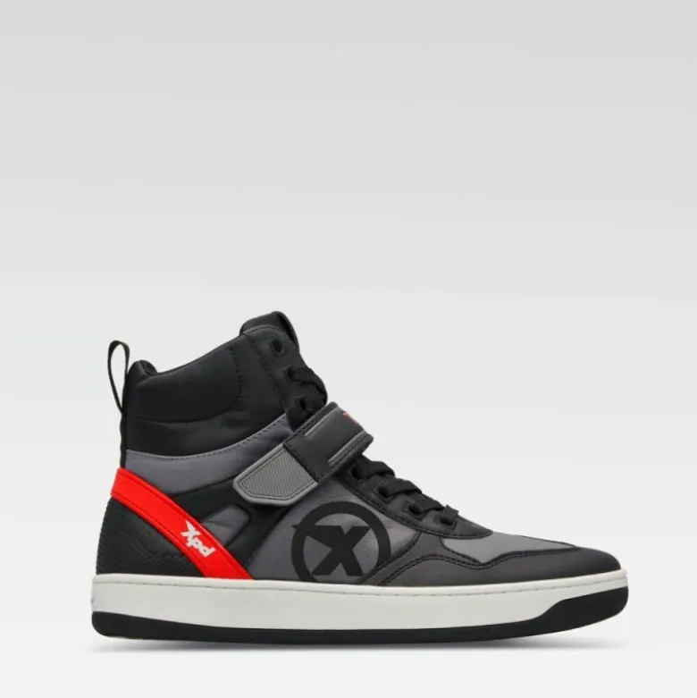 Scarpe Moto Donna XPD Moto Pro Lady Antracite rosso
