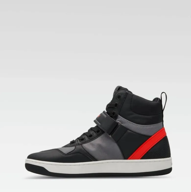 Scarpe Moto Donna XPD Moto Pro Lady Antracite rosso