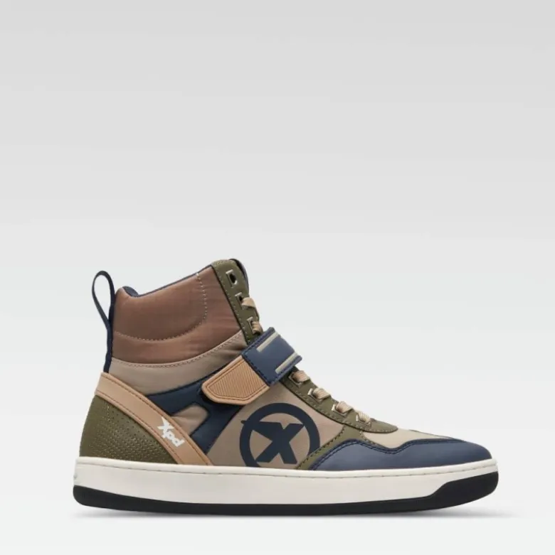 Scarpe Moto Donna XPD Moto Pro Lady Verde Scuro Beige