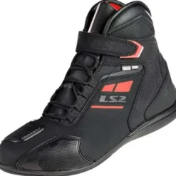 Scarpe Moto Ls2 Garra WP Nero Rosso