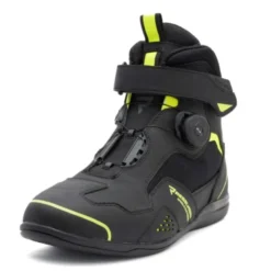 Scarpe Moto Rebelhorn Spark II Nero Giallo Fluo