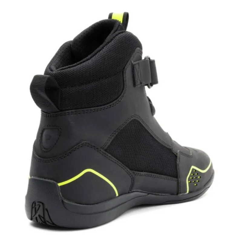 Scarpe Moto Rebelhorn Spark II Nero Giallo Fluo