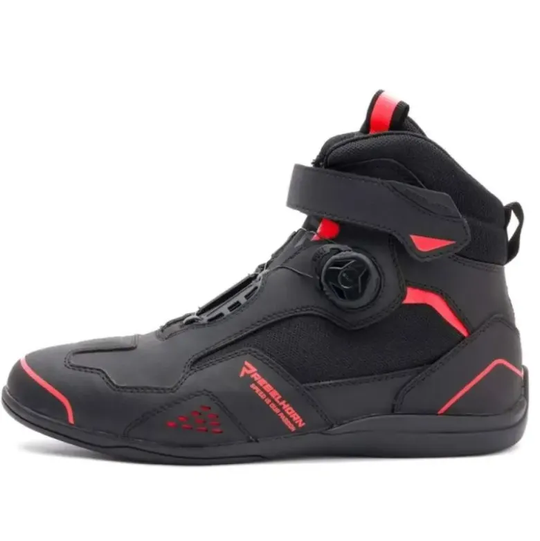 Scarpe Moto Rebelhorn Spark II Nero Rosso