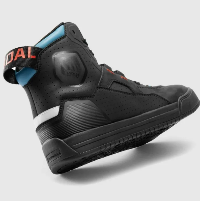 Scarpe Moto Rebelhorn Vandal II Nero Blu Rosso