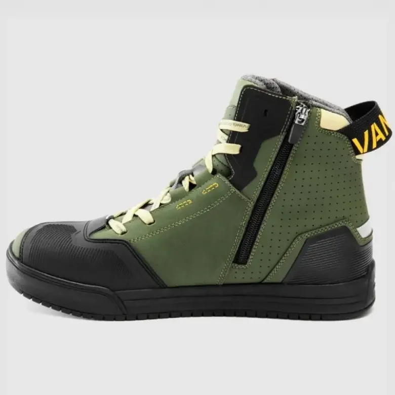 Scarpe Moto Rebelhorn Vandal II Verde Arancione