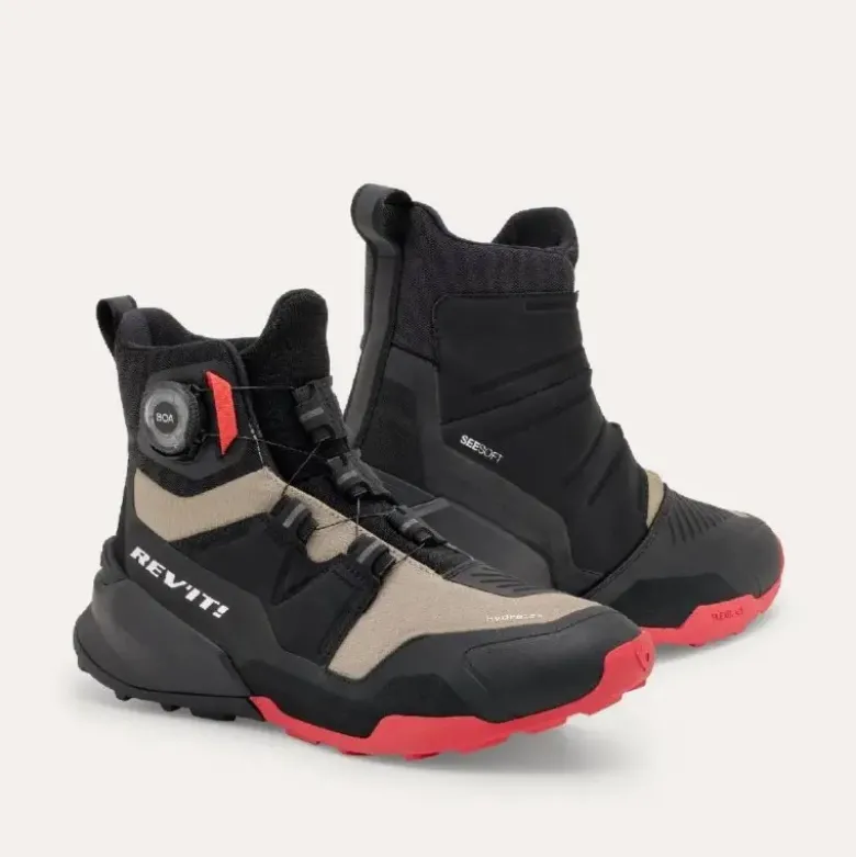 Scarpe Moto Revit Undercut H2O Nero Sabbia