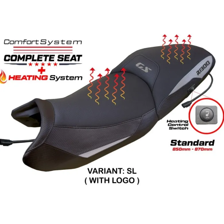 Sella completa compatibile - BMW R 1300 GS 2023-2025 - mod Dorfen Comfort System - Standard