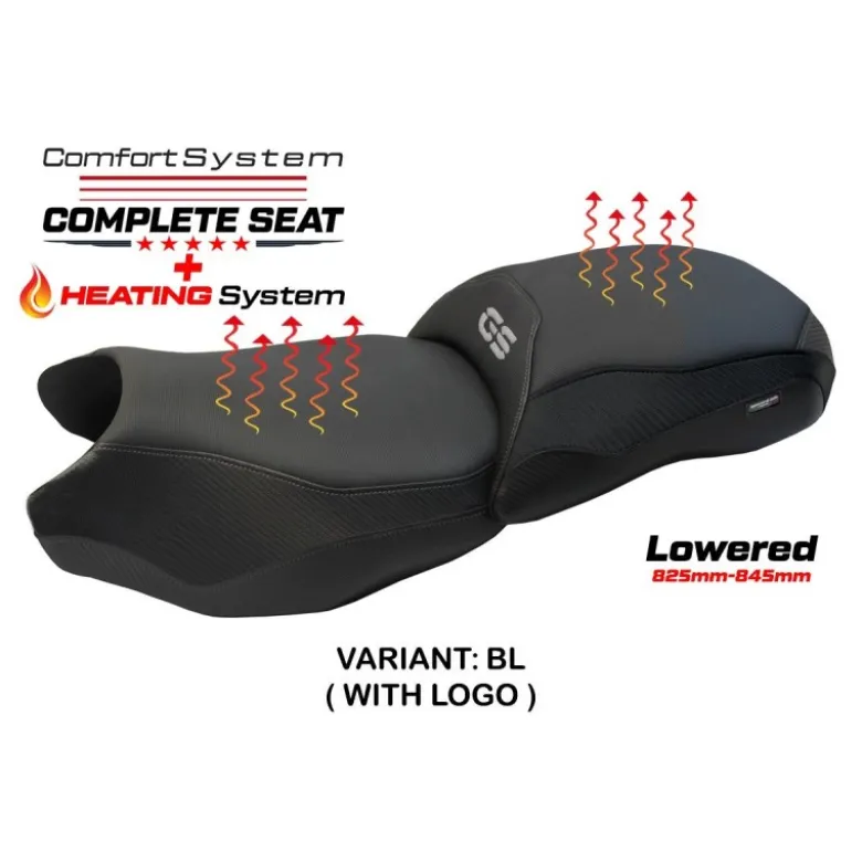 Sella completa compatibile - BMW R 1200 GS - mod Mainz Comfort System - Ribassata