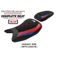 Sella completa compatibile - BMW S 1000 RR 2019-2025 - mod Varel Velvet Comfort System