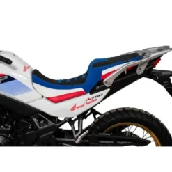 Sella Isotta Isotta Per Honda Transalp Xl750 2023 Nera, Blu E Bianco Con Dettagli Rossi