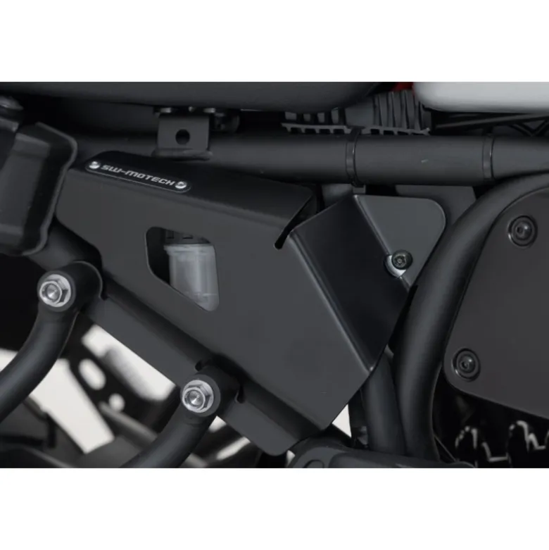 Set protezione serbatoio liquido freni Nero. Yamaha XSR700 (15-) / XT. Sinistra e destra.