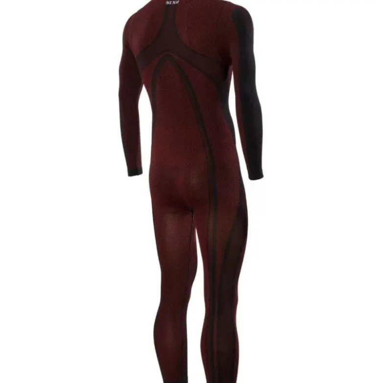 Sottotuta Integrale 4 Stagioni Unisex Sixs STX Rosso Scuro