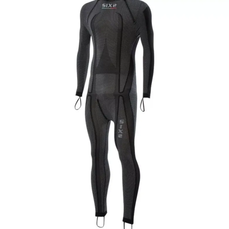 Sottotuta Racing Integrale 4 Stagioni Unisex Sixs STX-RACING Nero Carbon