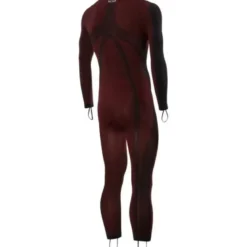Sottotuta Racing Integrale 4 Stagioni Unisex Sixs STX-RACING Rosso Scuro