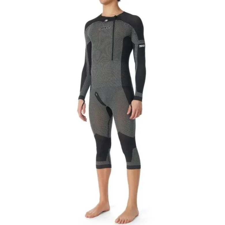 Sottotuta 3/4 Unisex Sixs STXL-R-BT Racing Breezy Touch Nero Carbon