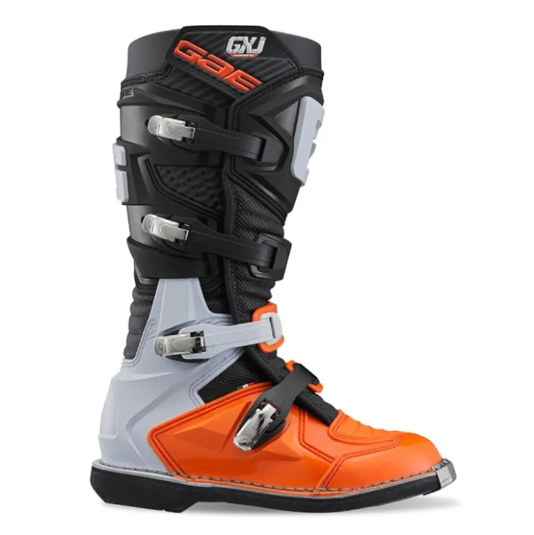Stivali Moto Bambino Gaerne GXJ Nero Arancione