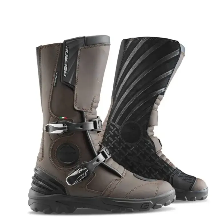 Stivali Moto Gaerne G Midland Aquatech Marrone