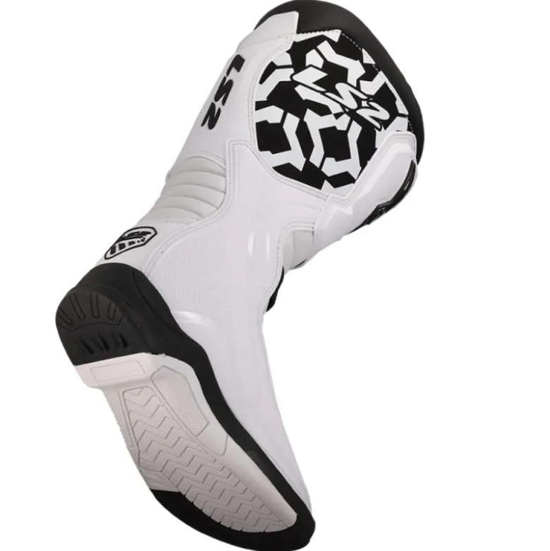 Stivali Moto Off-Road LS2 Raptor Nero Bianco