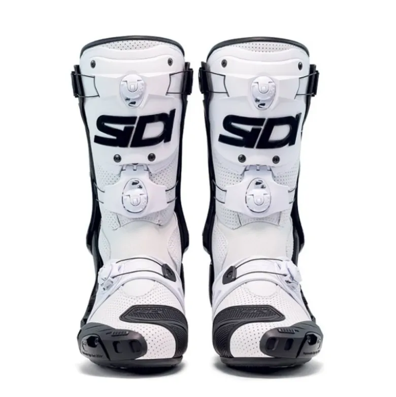 Stivali Moto Racing Sidi Rex Air Bianco Nero