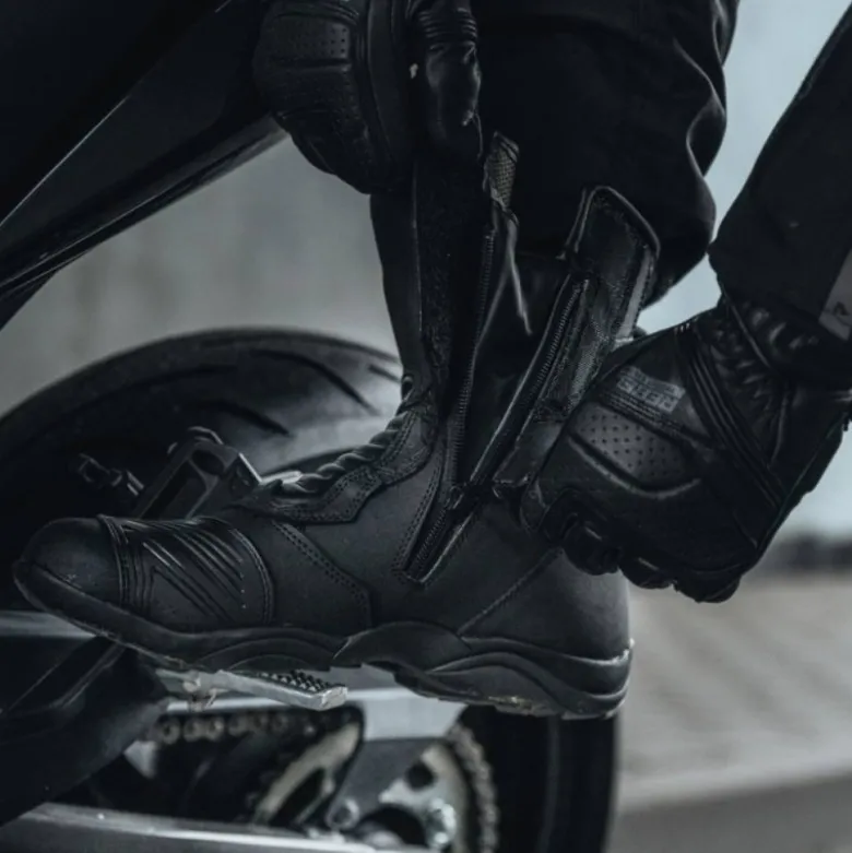 Stivali Moto Rebelhorn Scout Nero Opaco