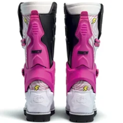 Stivali Moto Sidi Crossair Hdend BB001 Rosa Bianco
