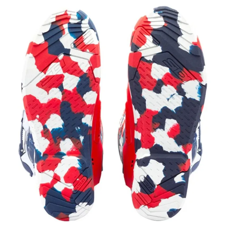 Stivali Moto Sidi Crossair X Bianco Rosso Blu