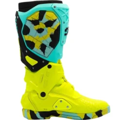 Stivali Moto Sidi Crossair X Verde Giallo Fluo