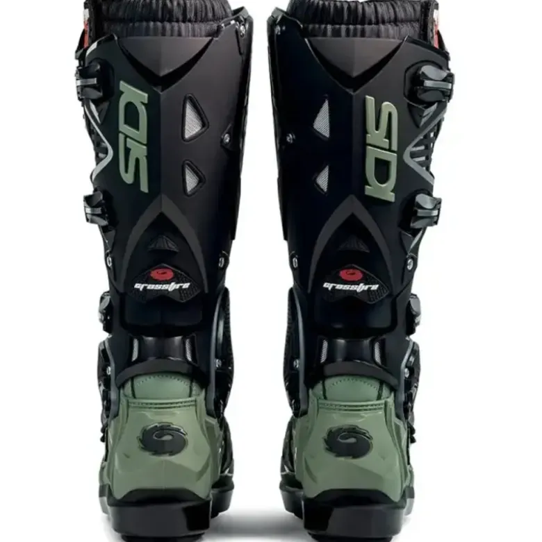 Stivali Moto Sidi Crossfire 3 Srs Verde Nero