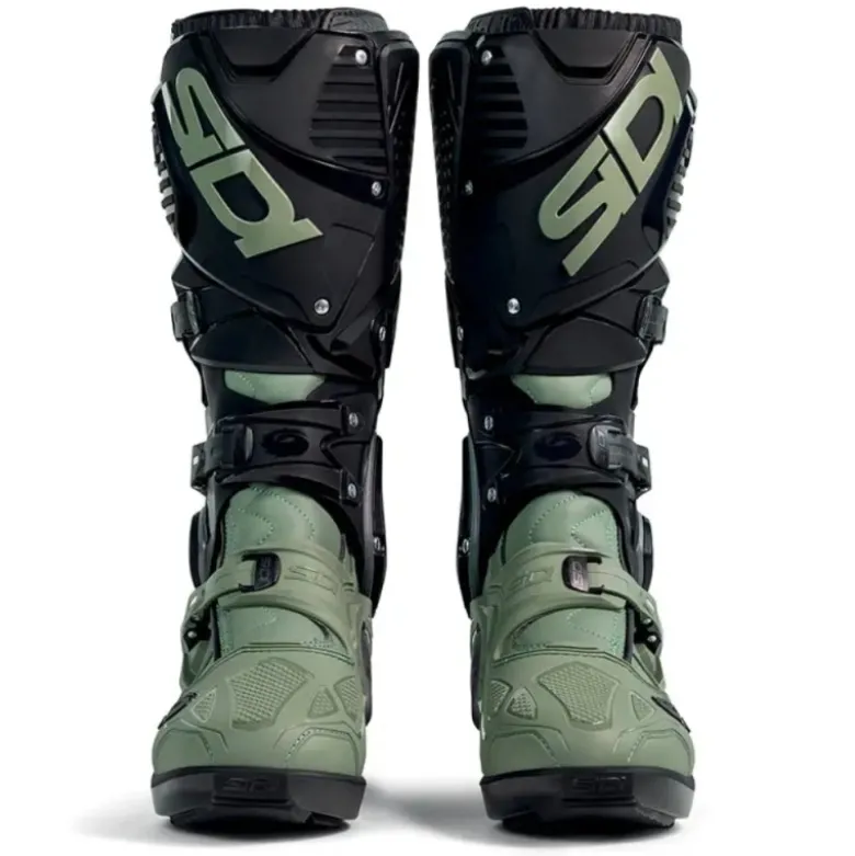 Stivali Moto Sidi Crossfire 3 Srs Verde Nero