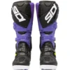 Stivali Moto Sidi Crossfire 3 Srs Viola Giallo Nero