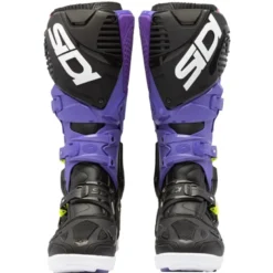 Stivali Moto Sidi Crossfire 3 Srs Viola Giallo Nero